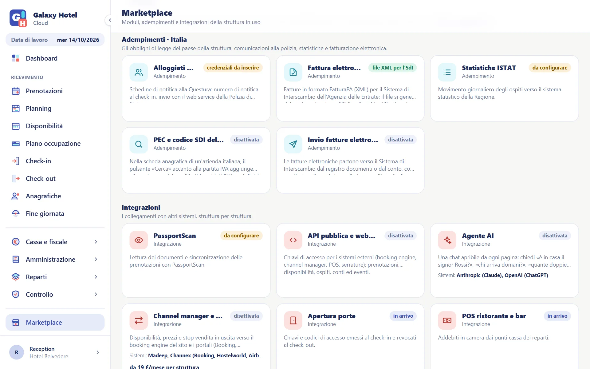 Il Marketplace del programma: adempimenti del paese e integrazioni della struttura